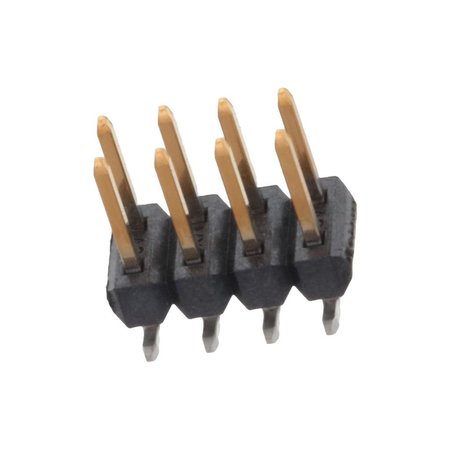MOLEX Board Connector, 8 Contact(S), 2 Row(S), Male, Straight, 0.1 Inch Pitch, Surface Mount Terminal,  15913080